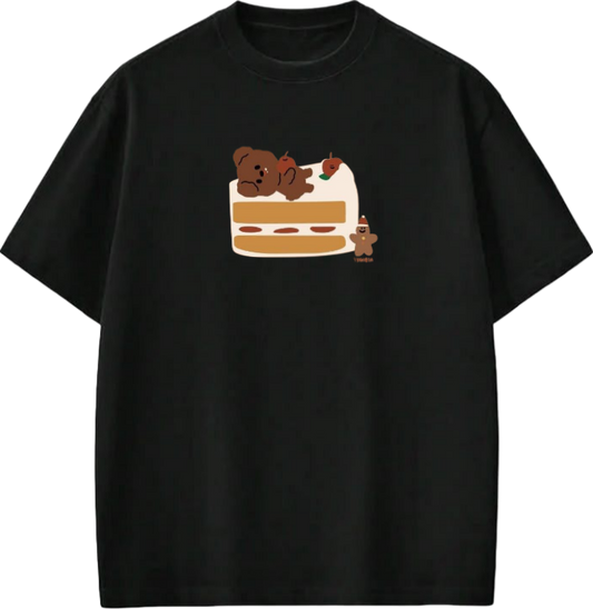 bear t- shirt Black  21