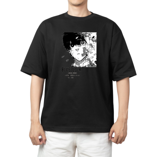 blue lock t- shirt One Size Black 39