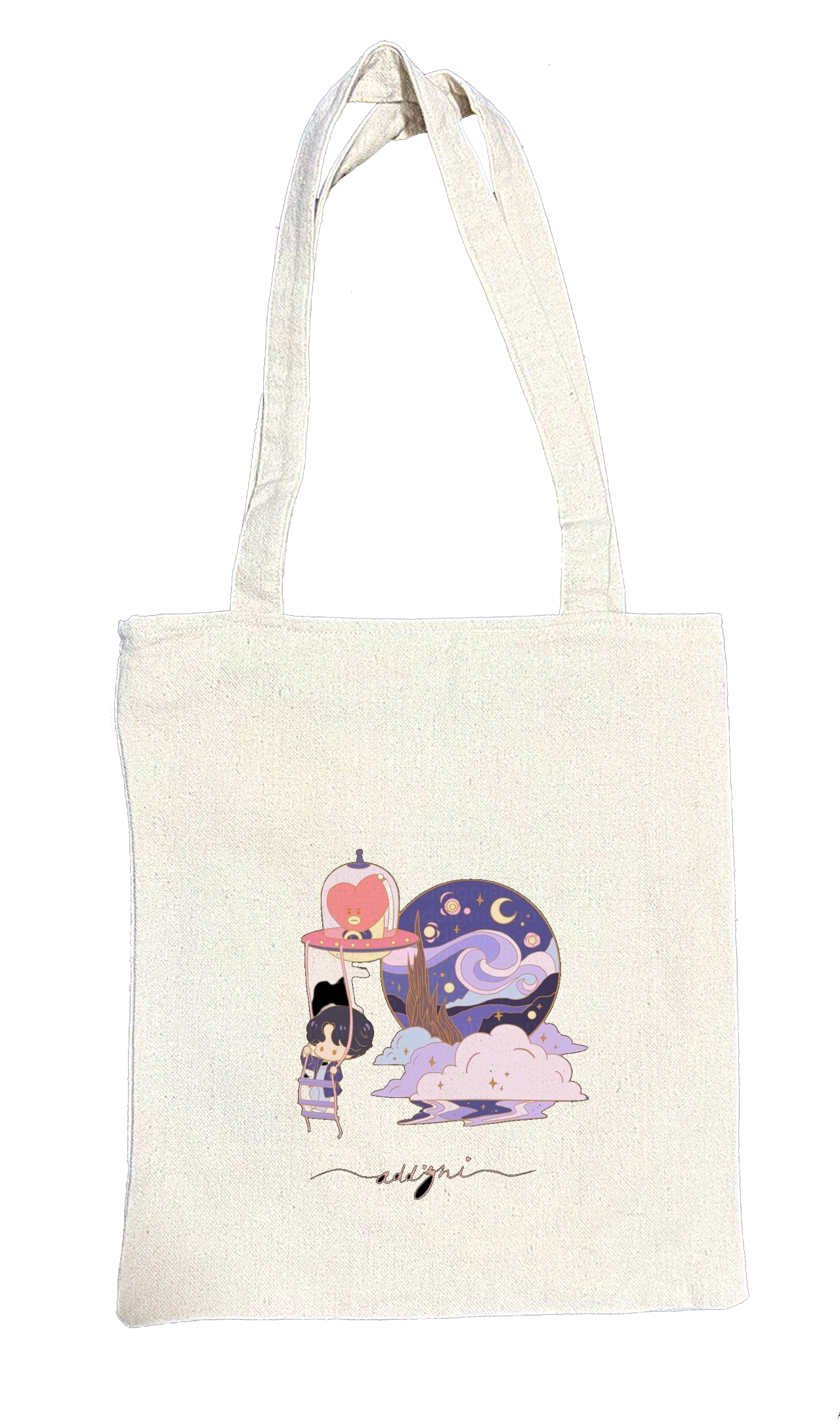 BTS tote bag beige 21