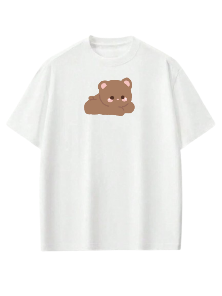 bear t- shirt White  21