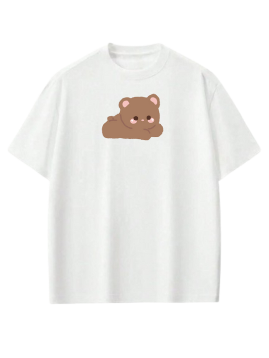 bear t- shirt White  21