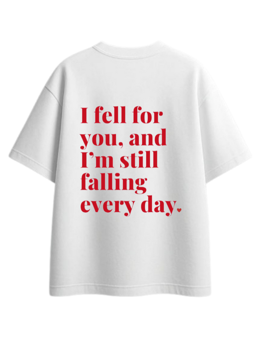 VaIentine coupIe t- shirt White Back 21