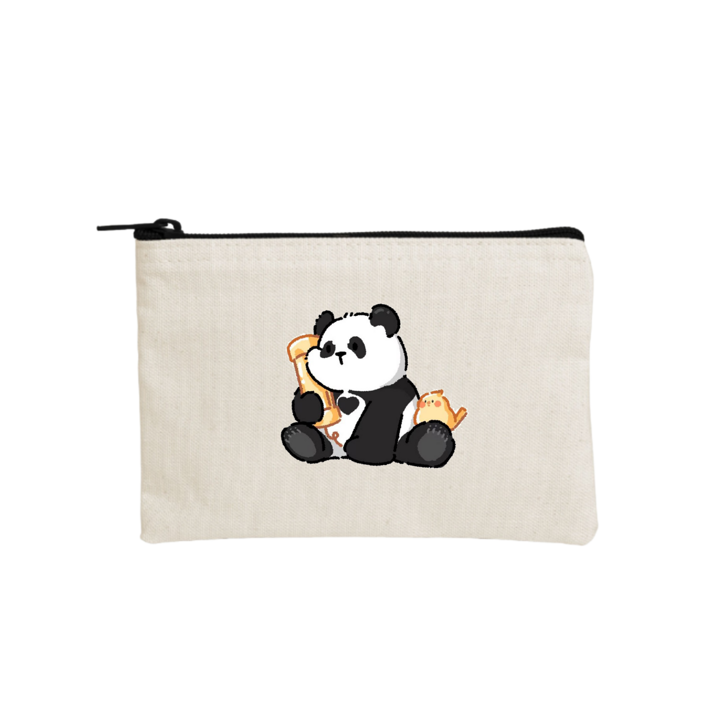 PANDA wallet pencil case Beige 21