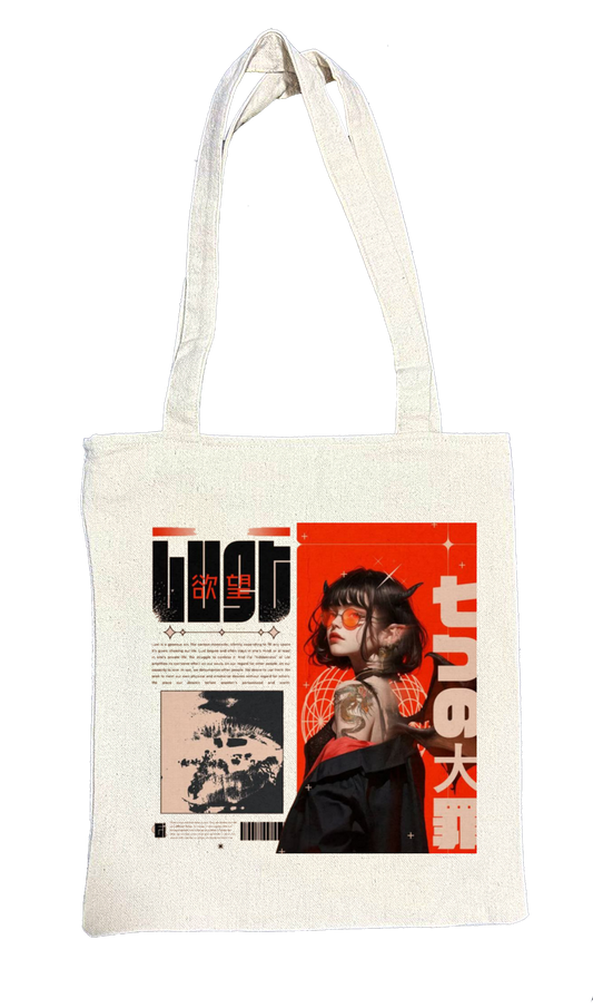 RANDOM ANIME GIRL tote bag Beige 21