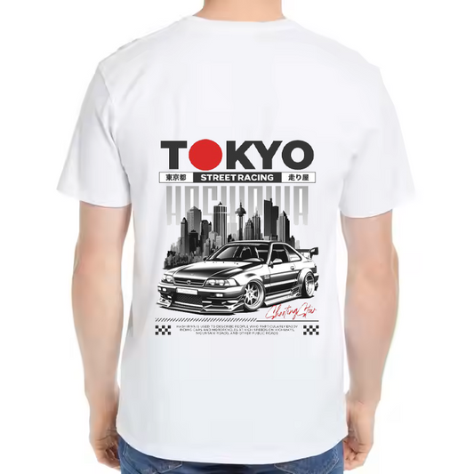 Toyota Soarer Car t- shirt One Size White Back 21