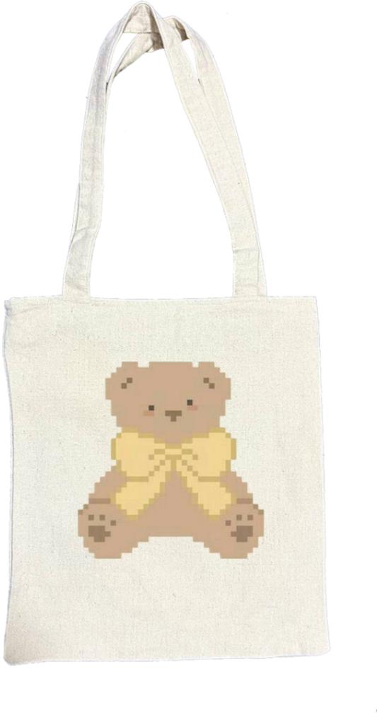 bear tote bag Beige 21