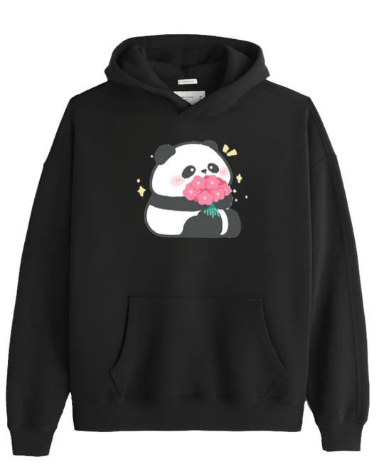 PANDA Oversize Hoodie Black 21