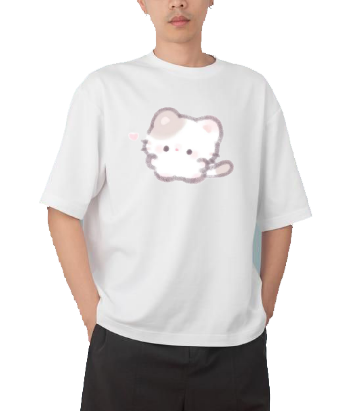 cat One Size t- shirt White 21