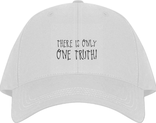 THERE IS ONLY ONE TRUTH! Baseball cap White 220