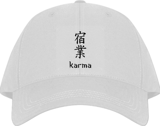 karma Baseball cap White 221
