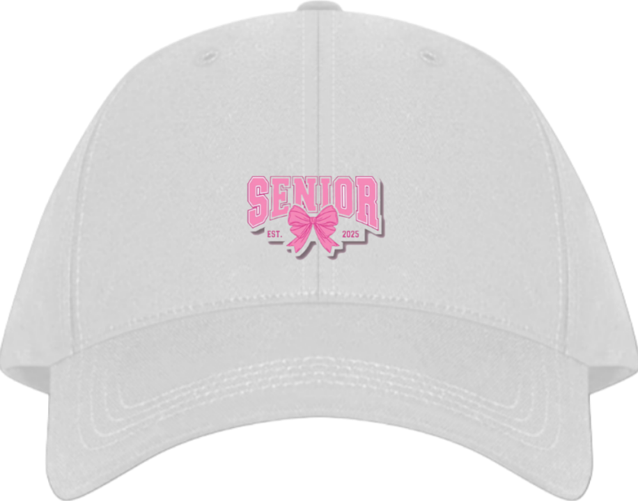 SENIOR EST. 2025 Baseball cap White 224