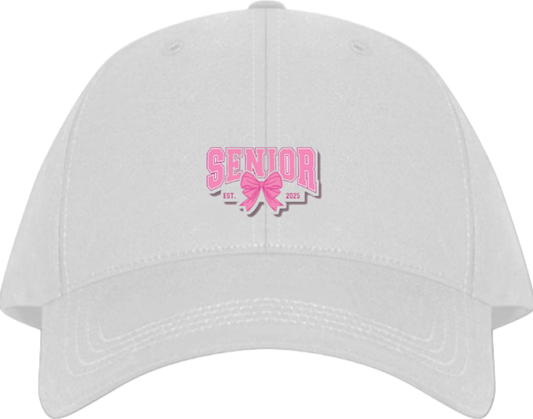 SENIOR EST. 2025 Baseball cap White 224