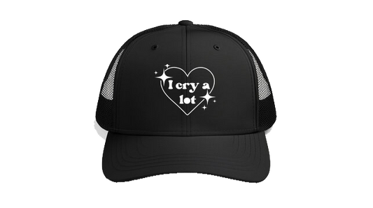 Baseball cap Black I cry a lot 70