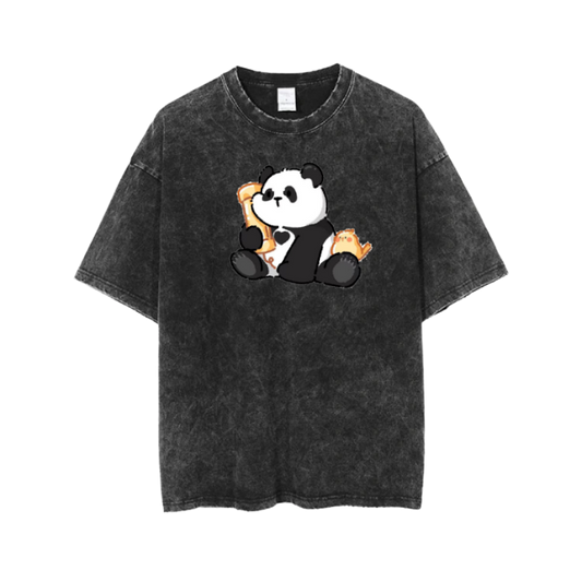 PANDA One Size t- shirt Washed 22