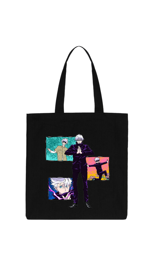 jujutsu kaisen GOJO  tote bag Black 22
