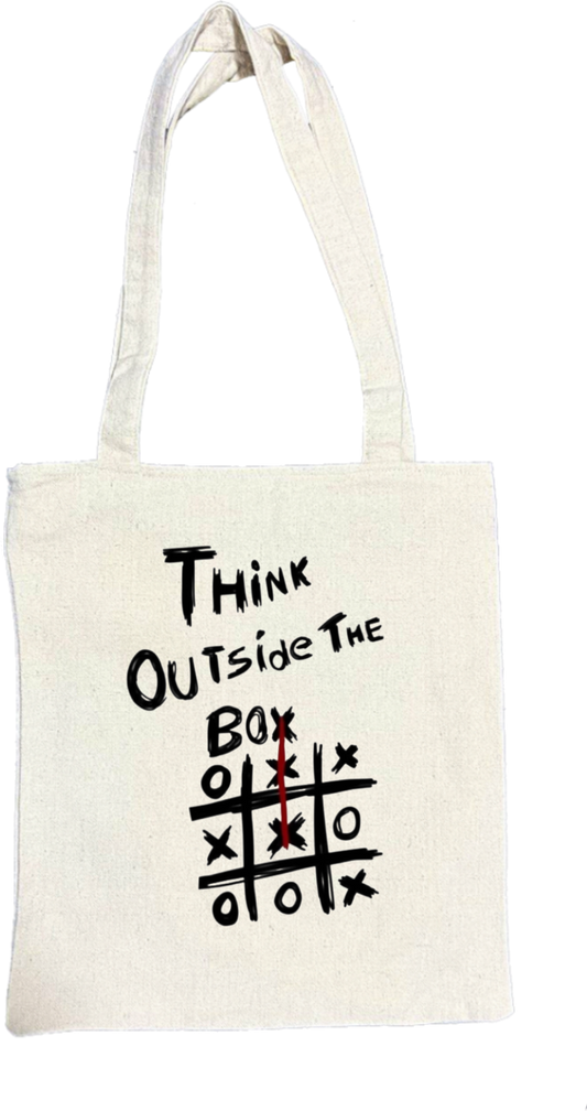 THINK OUTside THE Box tote bag beige 162