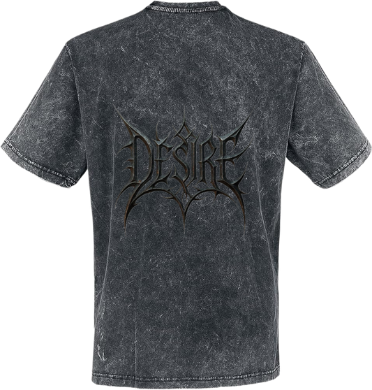 Goth t- shirt Washed Back 22
