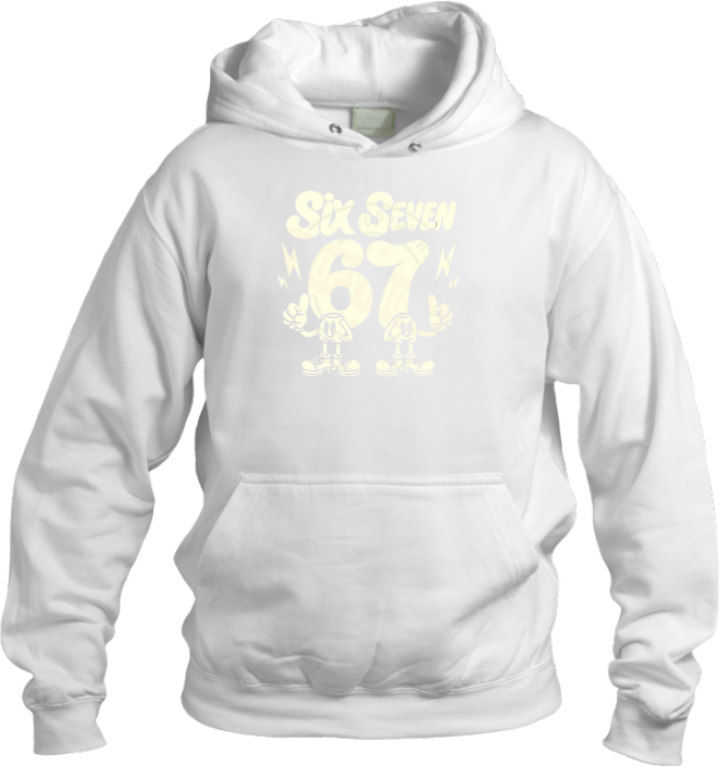 designs 67 Oversize Hoodie White 22