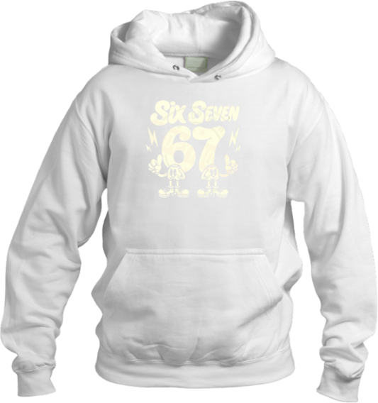 designs 67 Oversize Hoodie White 22