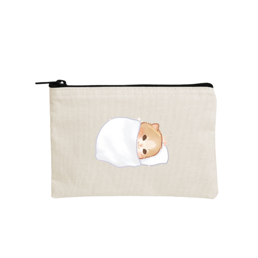 cat wallet pencil case Beige 22