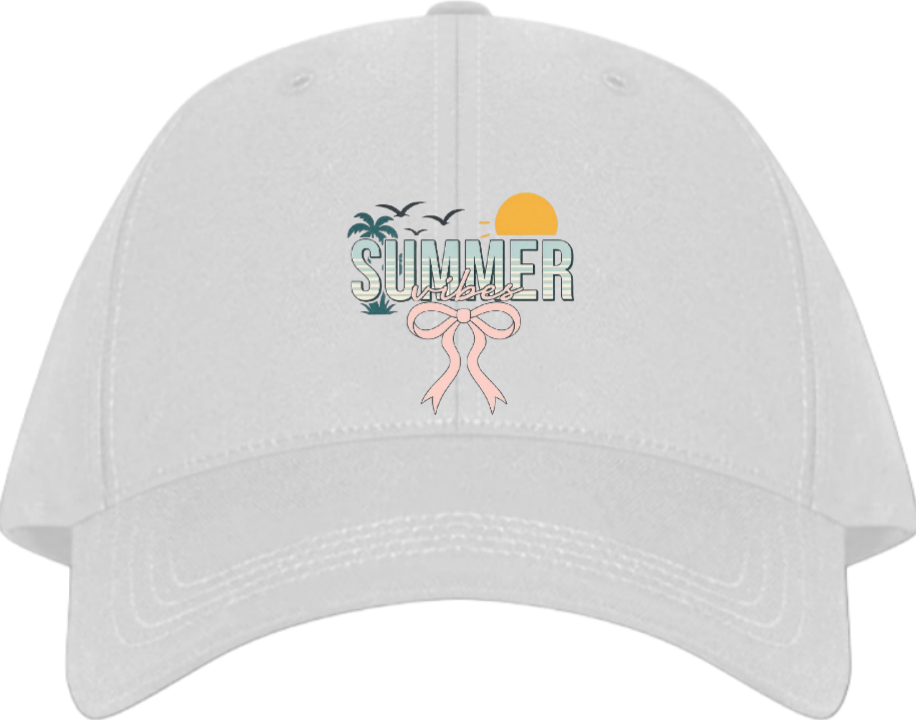 Summer Vibes Baseball cap White 22