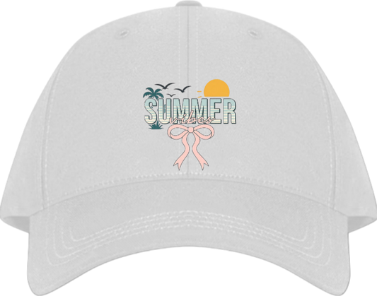 Summer Vibes Baseball cap White 22