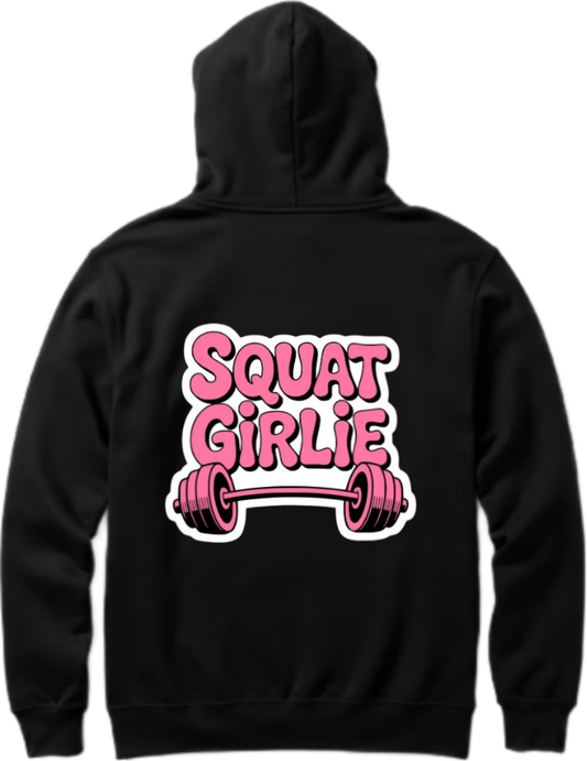 workout gym pilates Oversize Hoodie Black Back 22