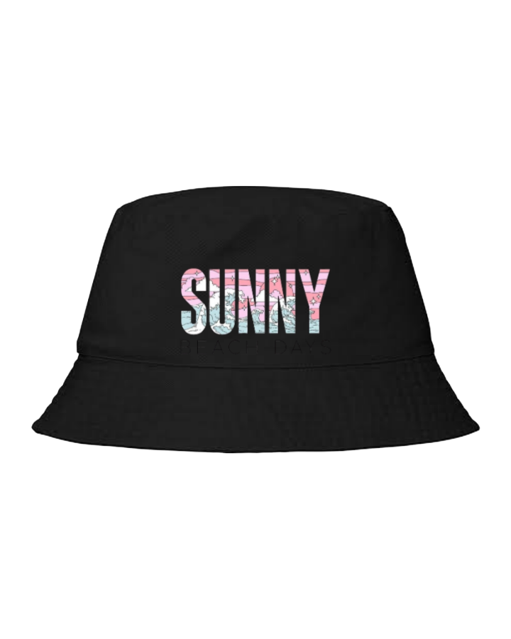 Summer Vibes Bucket hat Fishman hat cap Black 22