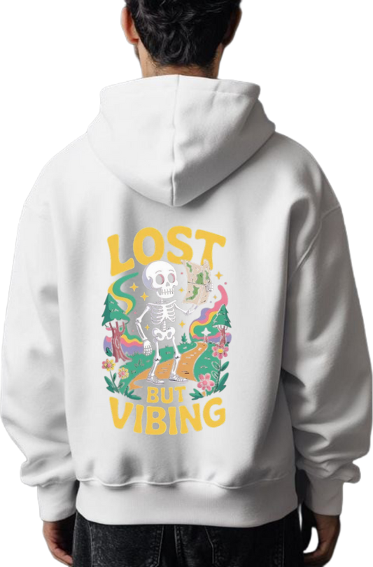 aliens Oversize Hoodie Back White 22