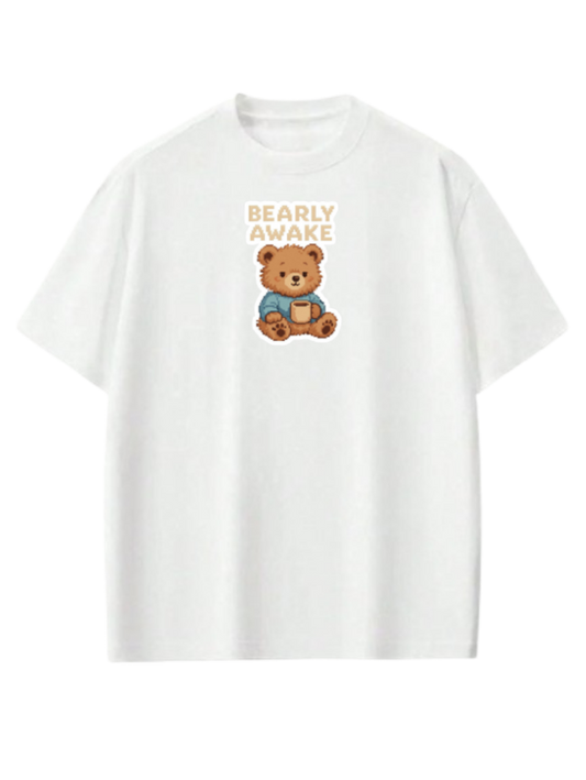 bear t- shirt White  22