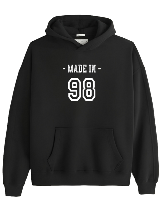 age Oversize Hoodie Black 98