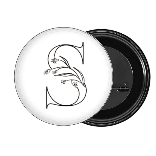 vector letter brooch S 22