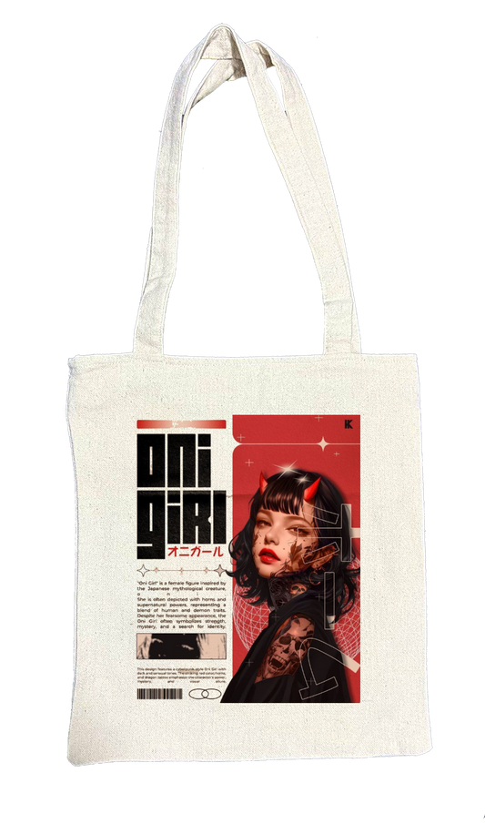 RANDOM ANIME GIRL tote bag Beige 22