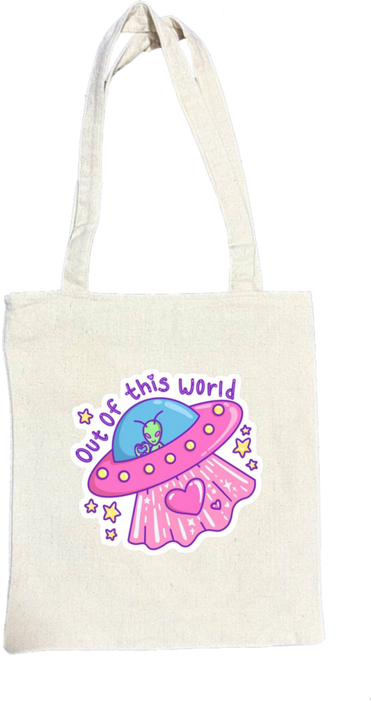aliens tote bag Beige 22