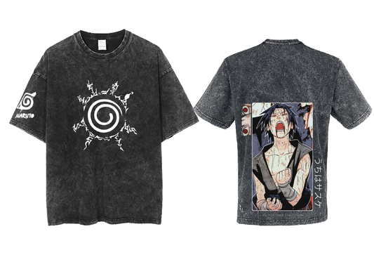 Naruto Shippuden t- shirt One Size Washed Back 22