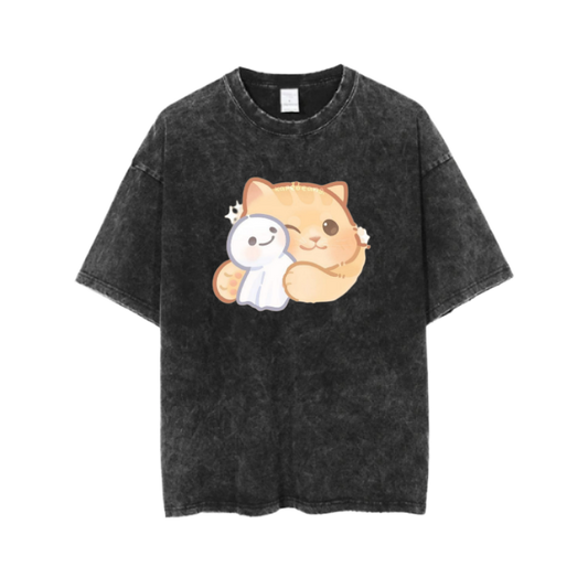 cat One Size t- shirt  Washed 22