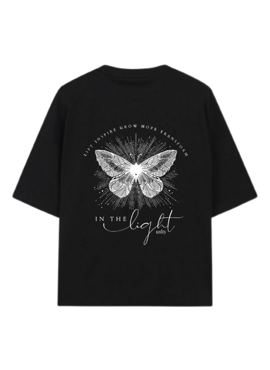 butterflies t- shirt Black Back 22