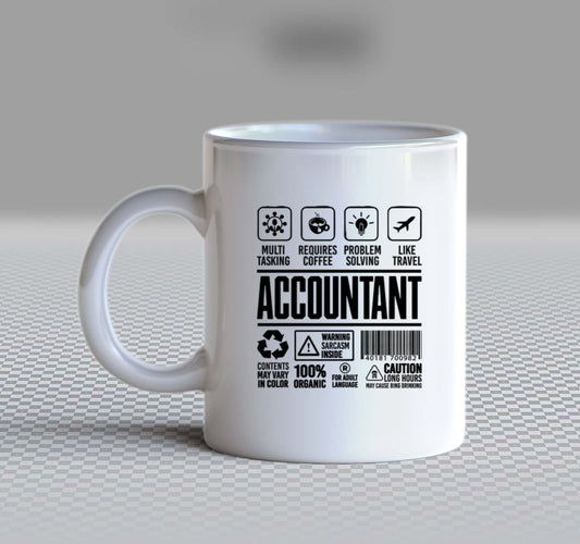 ACCOUNTANT Back text Mug 142