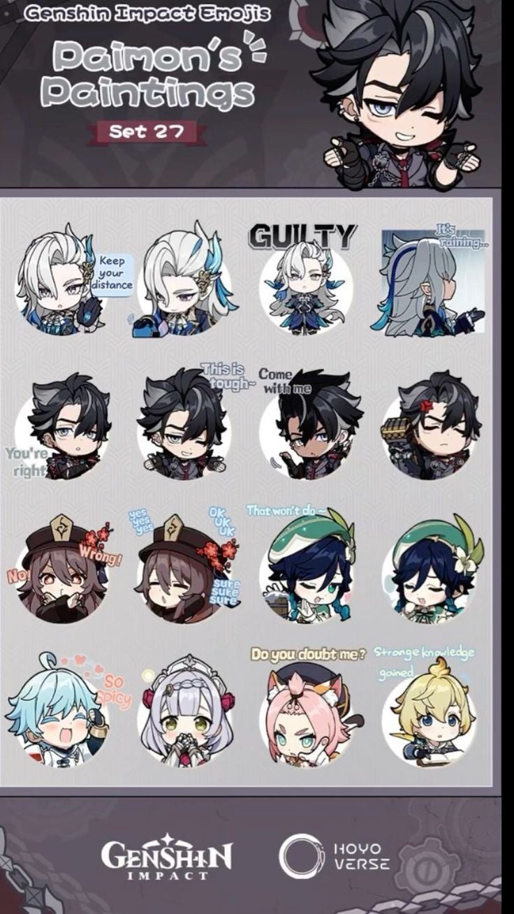 Genshin Impact Sticker 22