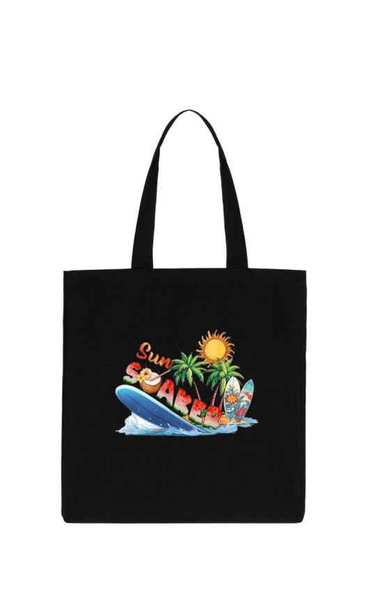 Summer Vibes tote bag Black 22
