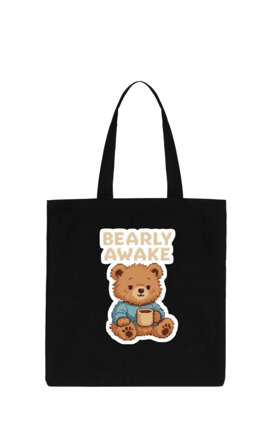 bear tote bag Black 22