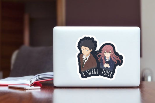 A Silent Voice Anime Sticker, Koe no Katachi Waterproof Vinyl Decal for Laptop, Water Bottle, Hydro Flask, and Journal - Gift for Fans