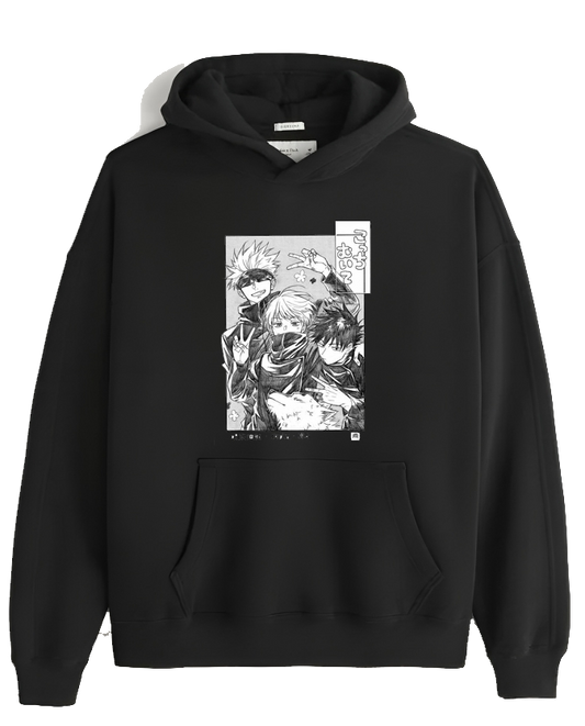 jujutsu kaisen GOJO Oversize  Hoodie Black 22