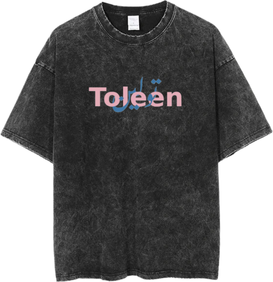 names t- shirt One Size Washed Toleen 22