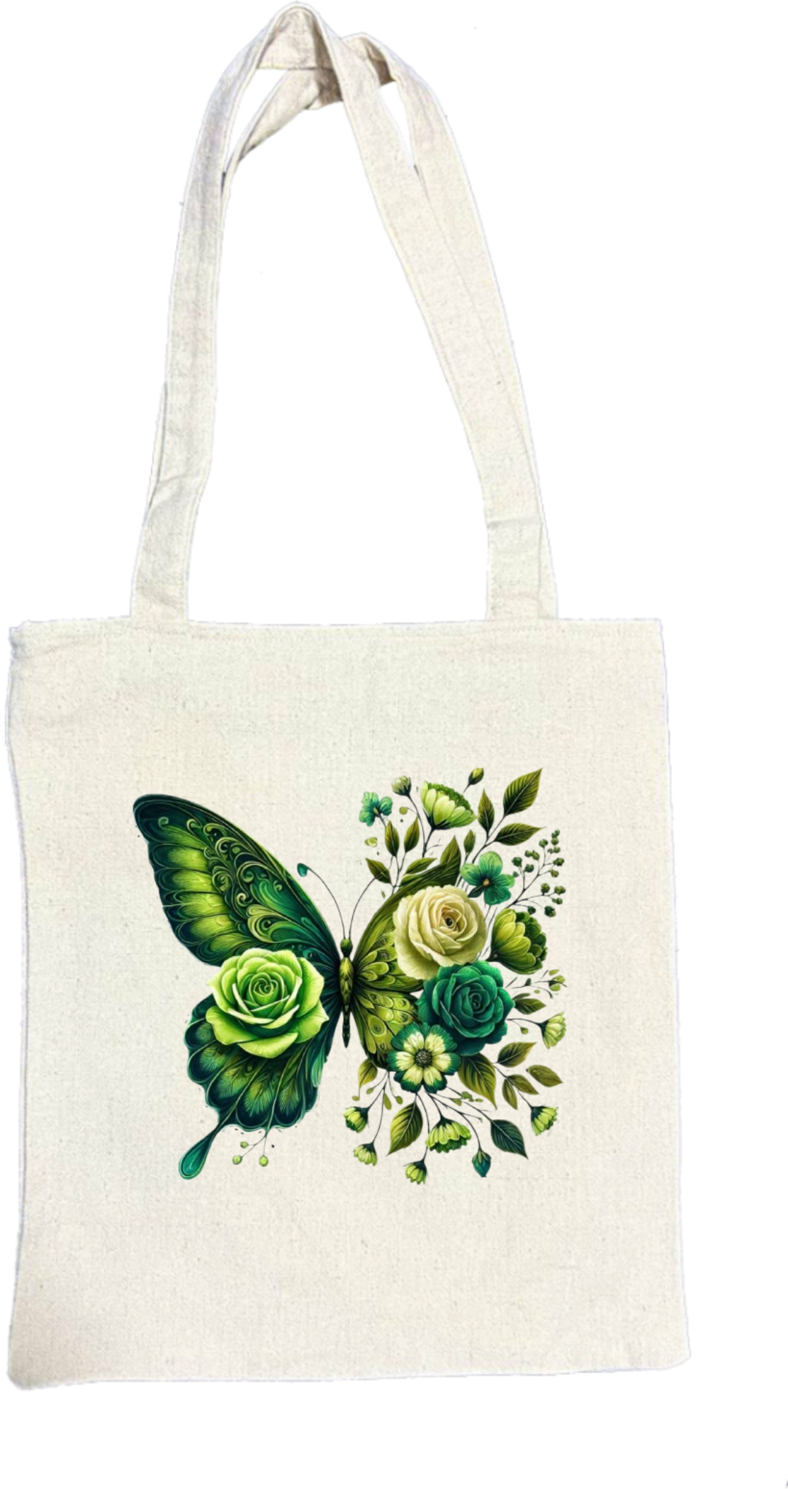 butterflies tote bag Beige 22