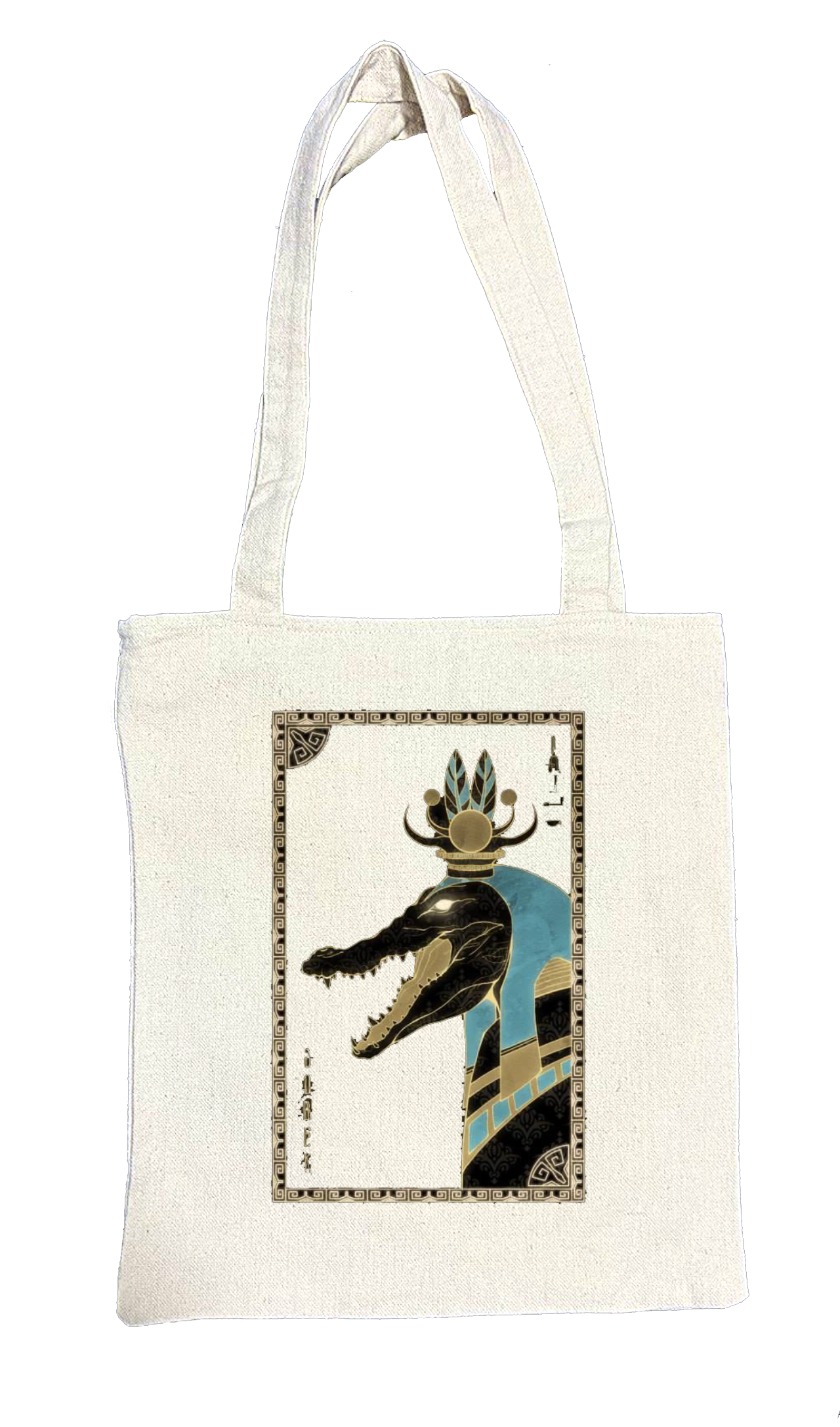 Egypt tote bag beige 22