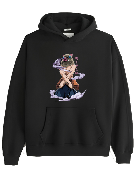 Anime Demon slayer nezuko tanjiro Oversize Hoodie Black 75