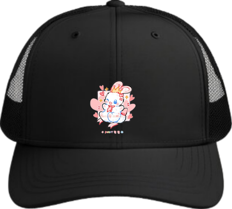 bunny Baseball cap Black 22