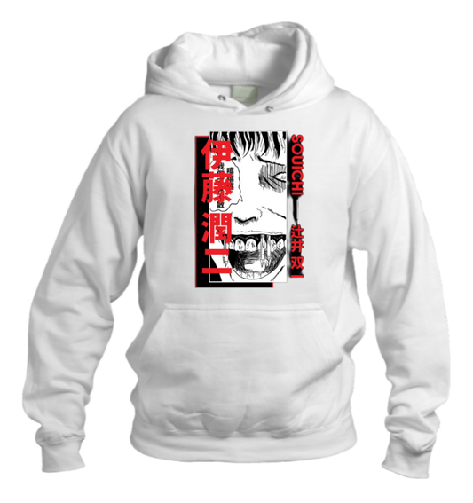 Tomie Kawakami Over Size hoodie White 2