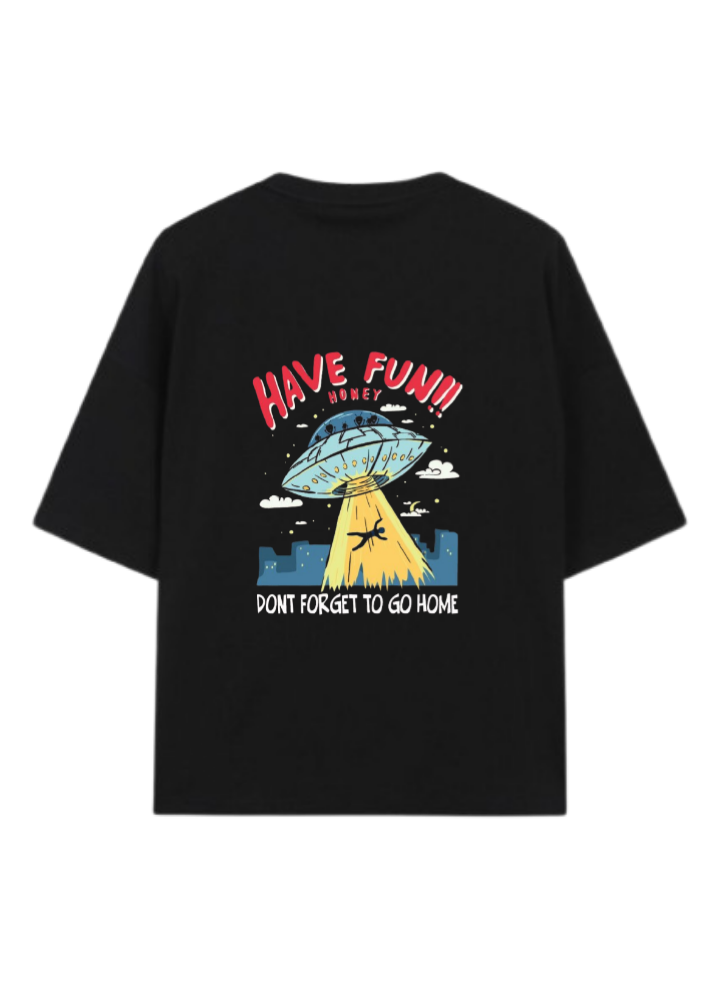 aliens One Size t- shirt Black Back 16